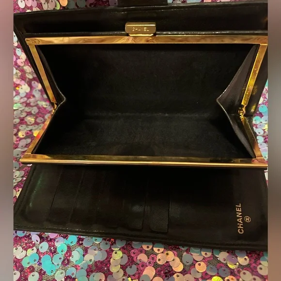 Chanel Lambskin Wallet With Authenticity Card - Picture 6 of 10
